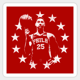 Ben Simmons Dunking Sticker for Sale by RatTrapTees