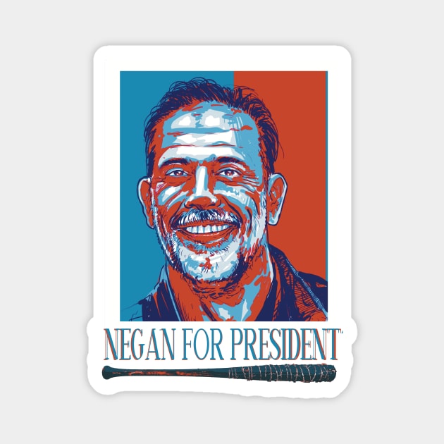 negan for president Magnet by Paskalamak