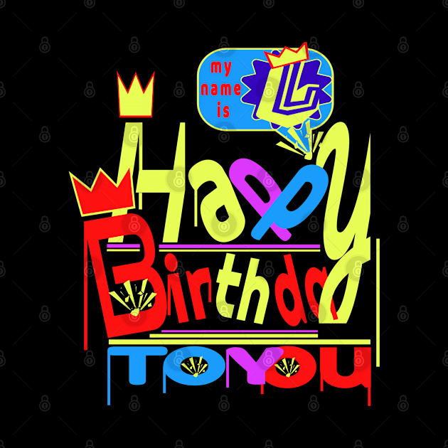 Happy Birthday Alphabet Letter (( L )) Dazzling Creative Design by Top-you