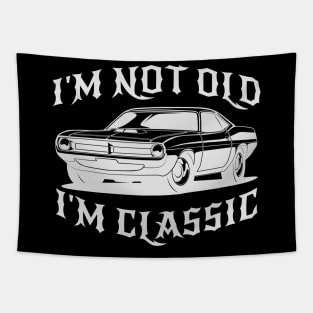 I'm Not Old I'm Classic Funny Car Graphic - Mens & Womens Tapestry