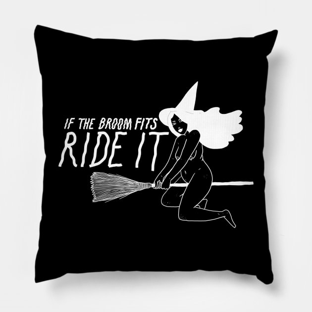 RIDE IT Pillow by CRUCIFIXVI