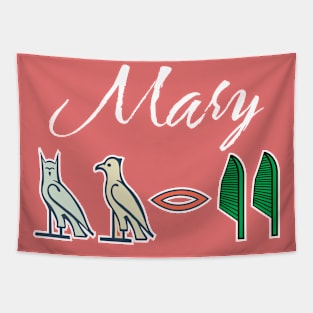 MARY-American names in hieroglyphic letters,  a Khartouch Tapestry