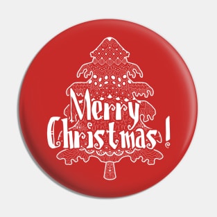 Merry Christmas - Tree Pin