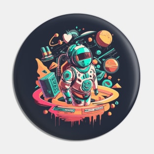 Space traveller Pin