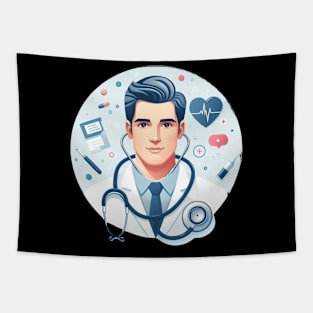 Happy doctor day Tapestry