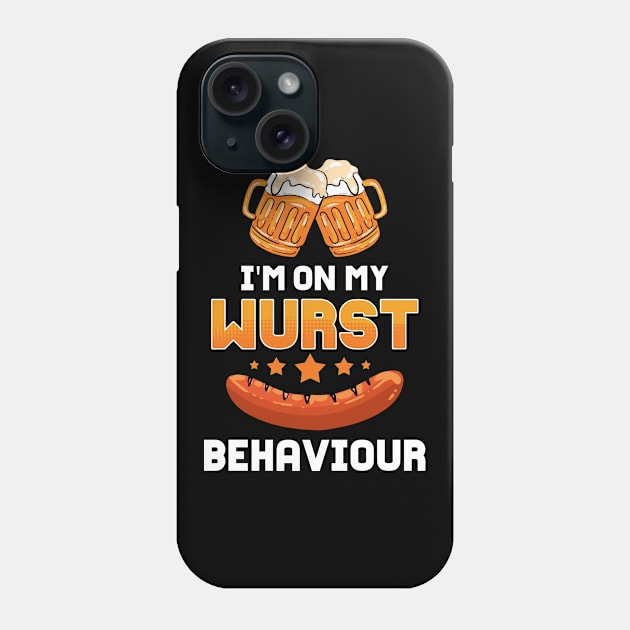 Wurst Behaviour - For Beer Lovers Phone Case by RocketUpload