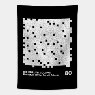 The Return Of The Durutti Column / Minimalist Design Artwork Tapestry