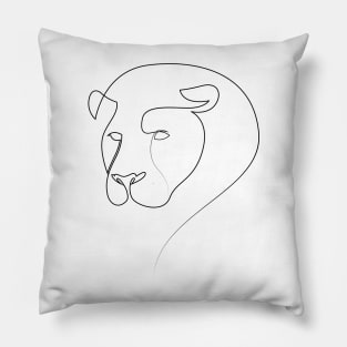 Linear Lion Pillow