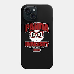 Panda University - Red Phone Case