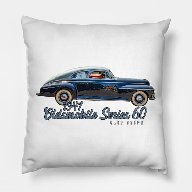 1941 Oldsmobile Series 60 Club Coupe Pillow by Gestalt Imagery