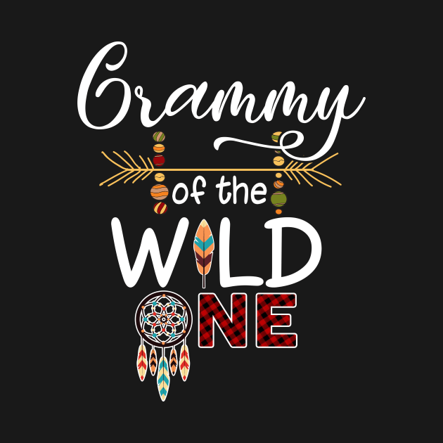 Grammy Of The Wild One T-Shirt Mother's Day Gift by InterFish