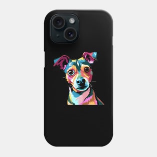 Rat Terrier Pop Art - Dog Lover Gifts Phone Case
