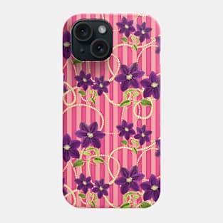 Purple flowers Phone Case