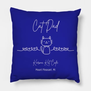 Cat dad Pillow