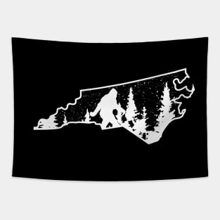 North Carolina Bigfoot Gift Tapestry