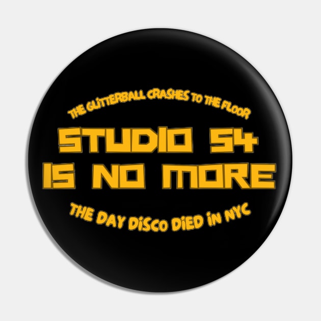 NYC Studio 54 Is No More By Abby Anime Pin by Abby Anime