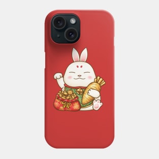 Year of the Rabbit Beckoning Rabbit Phone Case