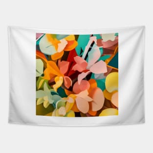 Delicate Pastel Orchids Tapestry