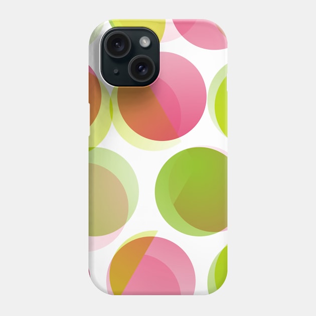 Bright Summer Coloured Dots Phone Case by Peaceful Space AS