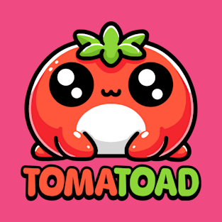 Tomatoad! Cute Tomato Toad Pun Cartoon T-Shirt