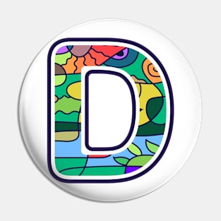 Alphabet D Pin