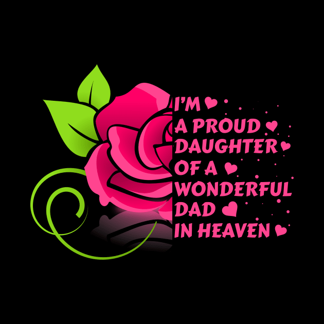 I'm A Proud Daughter Of A Wonderful Dad In Heaven by issambak