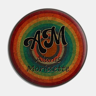 Alanis Morissette Design on All Pin