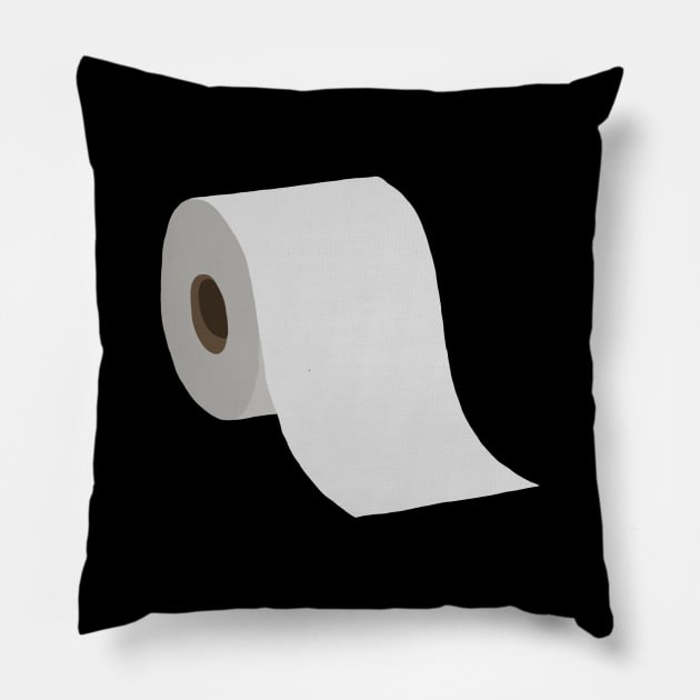 Toilet Paper Pillow by ElviaMontemayor