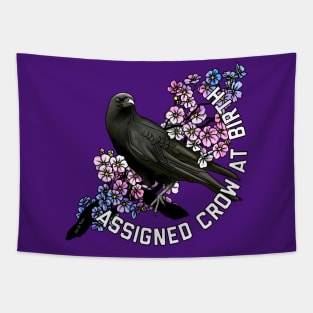 Assigned Crow At Birth Tapestry