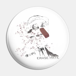 Erase Hate - Erase Trump - Vote Blue November 3 Pin