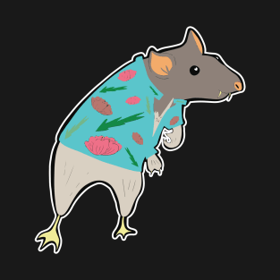 The Vampire Rat in the Hawaiian Top T-Shirt