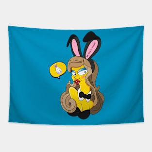 Bunny Playmate Tapestry