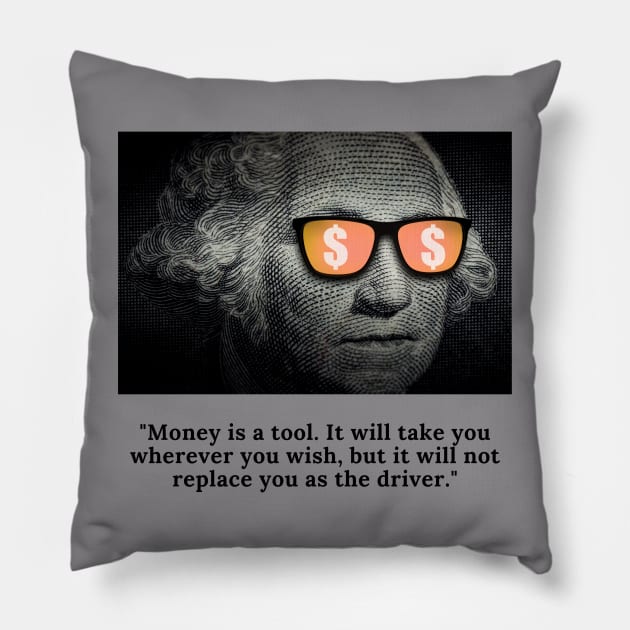 Money talk Pillow by Rii's Store