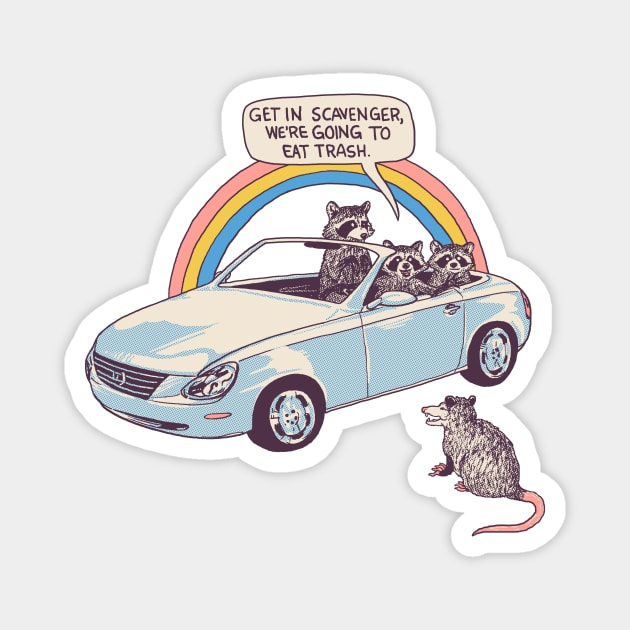 Get In Scavenger Magnet by Hillary White Rabbit