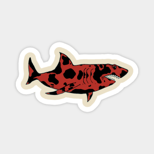 Shark Zombie Magnet