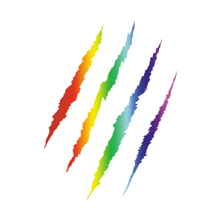 Pride Claw Mark / pride T-Shirt