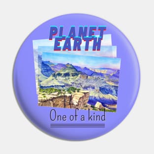 Planet earth Pin