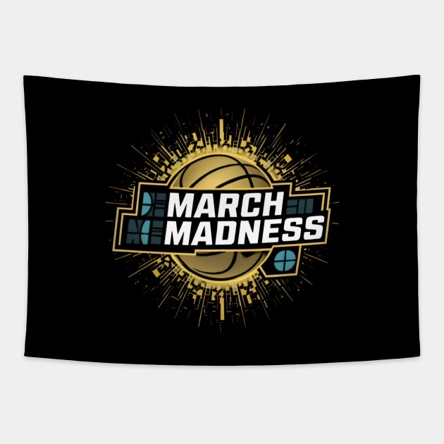 March madness college Tapestry by CreationArt8