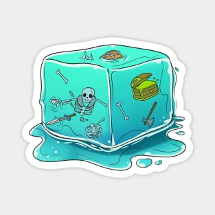 Cute Gelatinous Cube Magnet