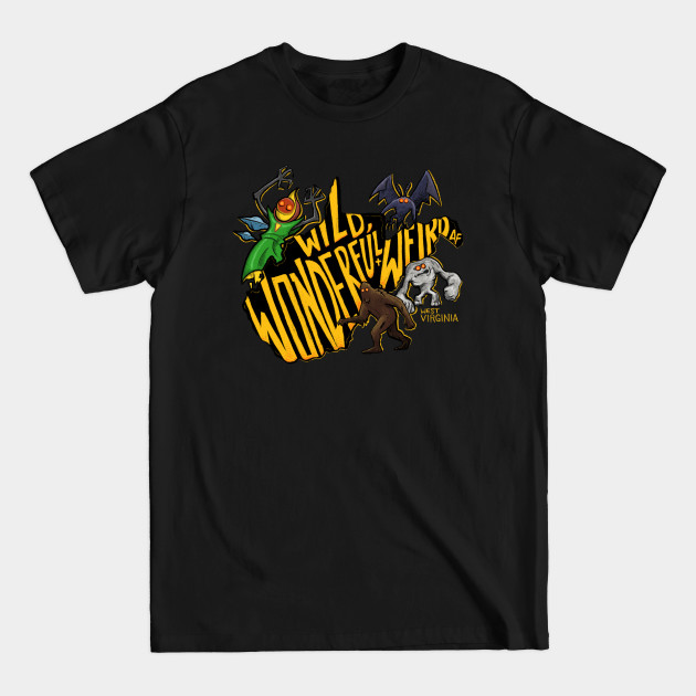 Discover Wild, Wonderful and Weird AF - Cryptids - T-Shirt