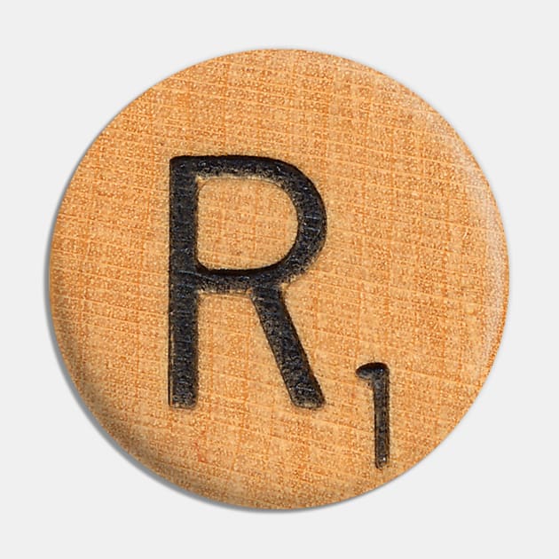 Scrabble Town 'R' Pin by RandomGoodness