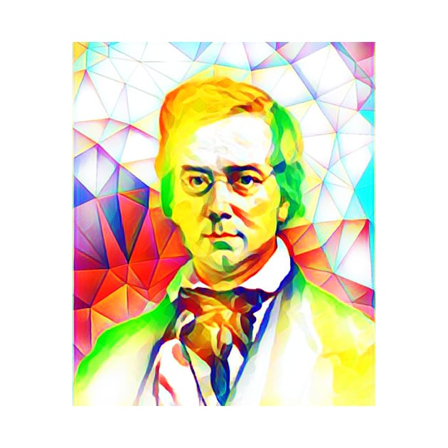 George Perkins Marsh Colourful Portrait | George Perkins Marsh Artwork 12 by JustLit