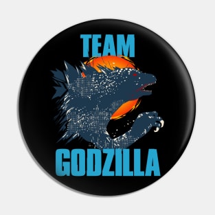 Godzilla vs Kong - Official Team Godzilla Blue Pin