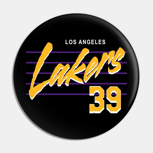 Lakers Retro Script Dwight Pin by 730