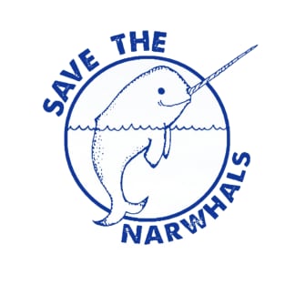 save the narwhals T-Shirt