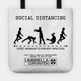 Social Dodging - zombie - inverted Tote