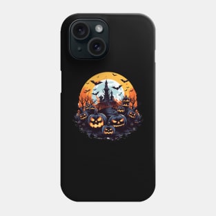 Haunted Church Under the Full Moon - Halloween Magic Phone Case