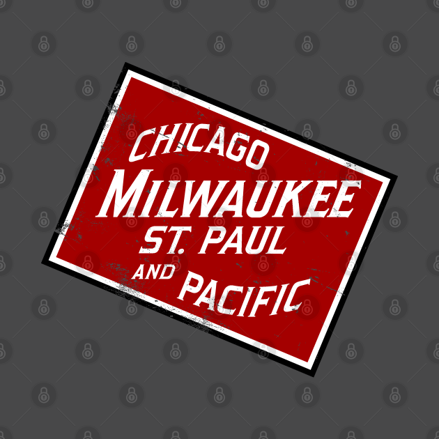 The Milwaukee Road system - Railroad - T-Shirt