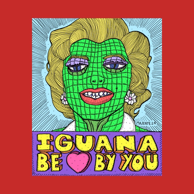 Iguana Marilyn Monroe by Majenye