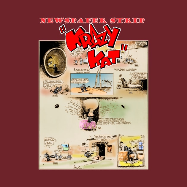 Krazy Kat - Newspaper Strip by enyeniarts